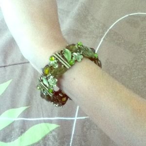Green Antique Gemed Bracelet
