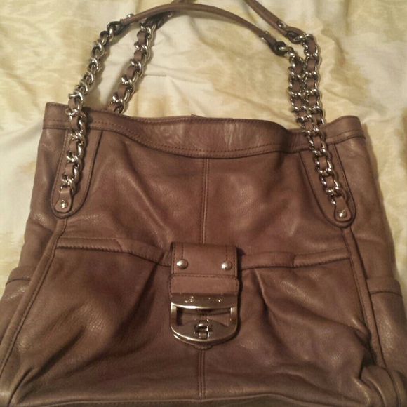 B Makowsky toupe handbag