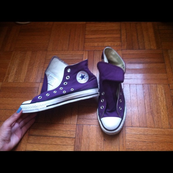 Purple converse