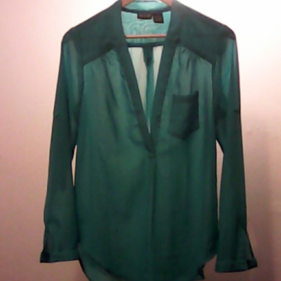 Alloy Apparel Blouse in Mint Green