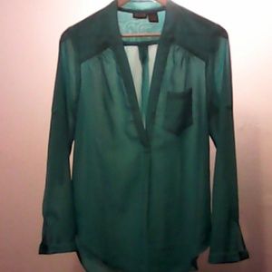 Alloy Apparel Blouse in Mint Green