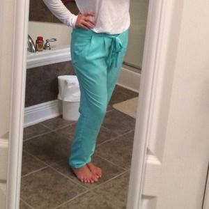 Sheer Mint Pants