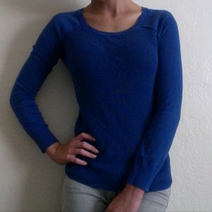 Blue Long Sleeve Sweater