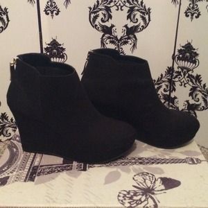 Christian Siriano Black Booties