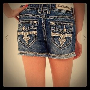 Rock Revival Easy Fit Denim Shorts Size 32