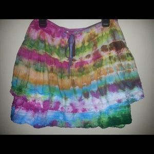 Abercrombie & Fitch TYE Dyed skirt. One of a kind.