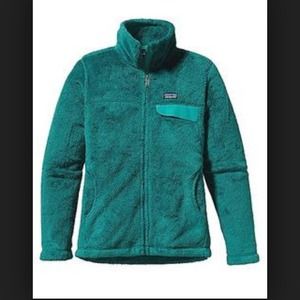 Fuzzy patagonia re-tool full zip Tobago Blue W's L