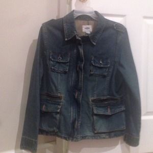 Distressed Denim Jacket
