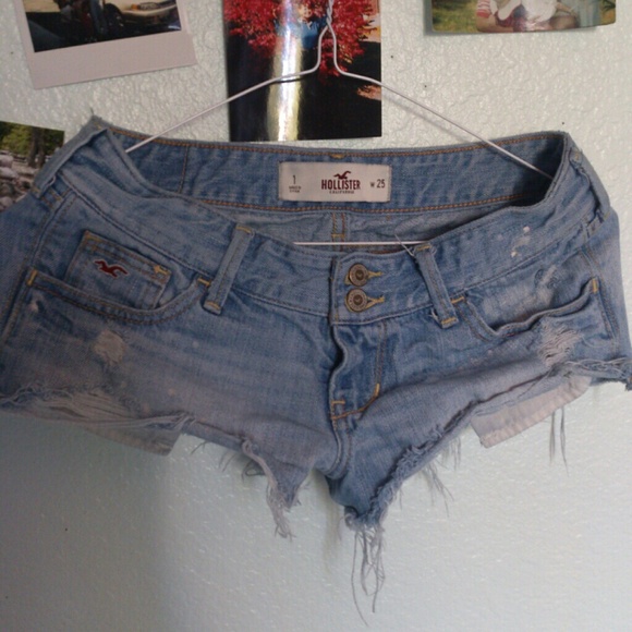 SOLD  Denim Short Shorts - Picture 1 of 2