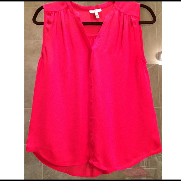 Sleeveless Fuchsia Joie Top