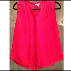 Sleeveless Fuchsia Joie Top