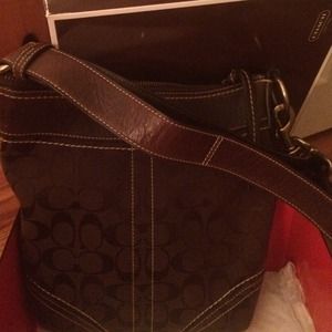 Coach Brown Signature Purse
