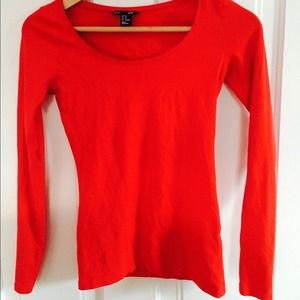 Red H&M long sleeve
