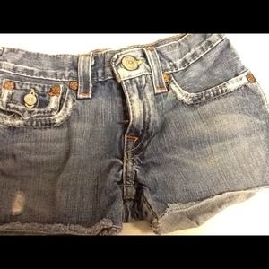 Girls true religion shorts