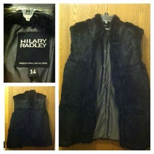 Rabbit Fur Vest By Hilary Radley