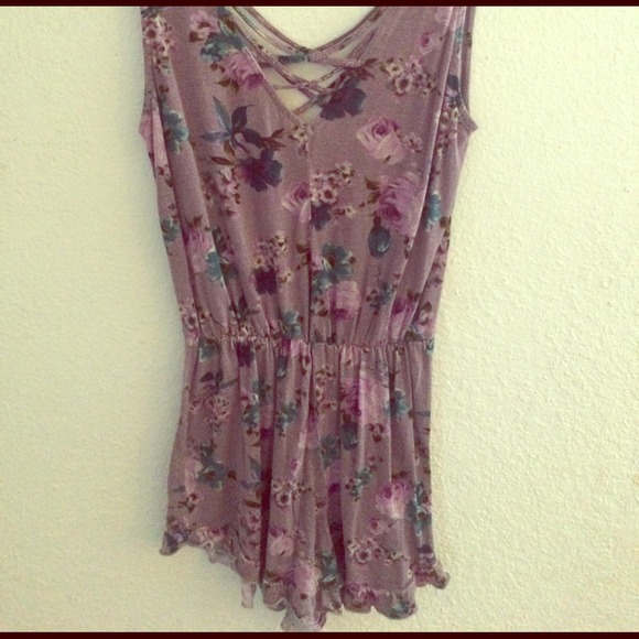 Urban Outfitters floral romper (pins and needles)