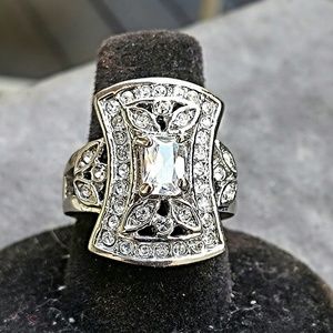 💥LAST ONE💥Vintage Antique Filigree CZ Ring