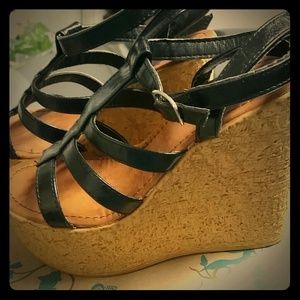 Bamboo high wedge