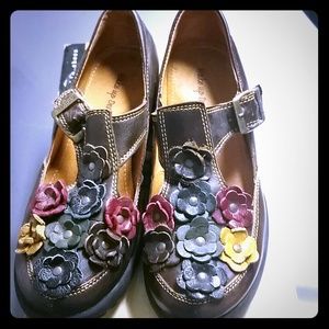 SOLD#####SOLD Brown leather comfort shoes