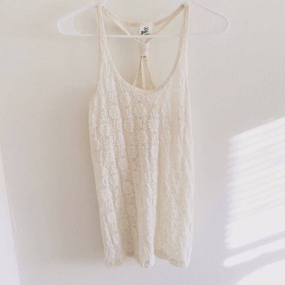 Victoria's Secret PINK lace tank top