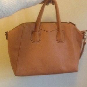 Big tan fab bag