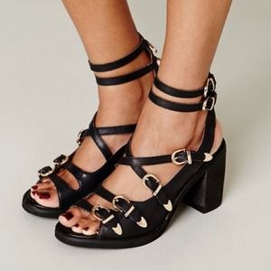 Free People x Jeffrey Campbell Strappy Sandal Heel