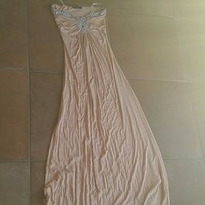 Sky dress blush color size small