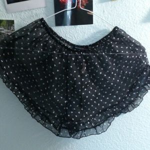 SOLD BrandyMelville Sheer HeartDotted VodiShorts