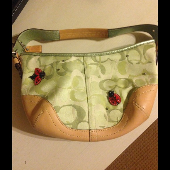 Coach Handbags - Cute Coach Hobo bag with ladybugs.