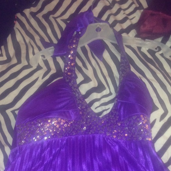 Purple homecoming dress
