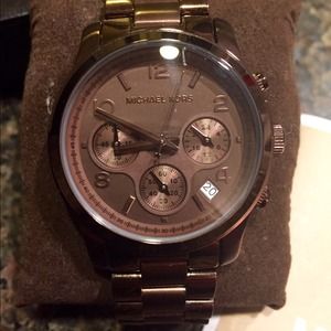 Brown/bronze Michael Kors watch