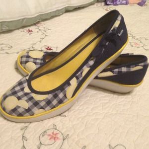 Lemonade stand Keds slip on wedges
