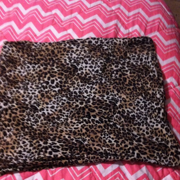 Leopard Print Skirt 2X
