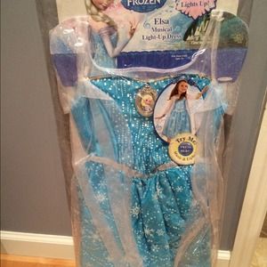 Frozen theme Elsa light up costume