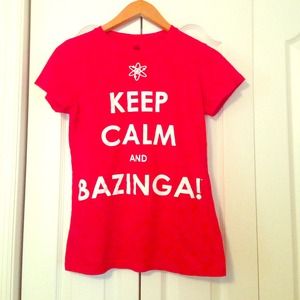 Keep Calm and Bazinga! Big Bang Theory tshirt