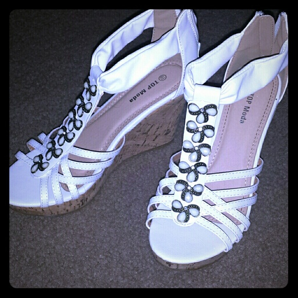Top Moda wedge heels