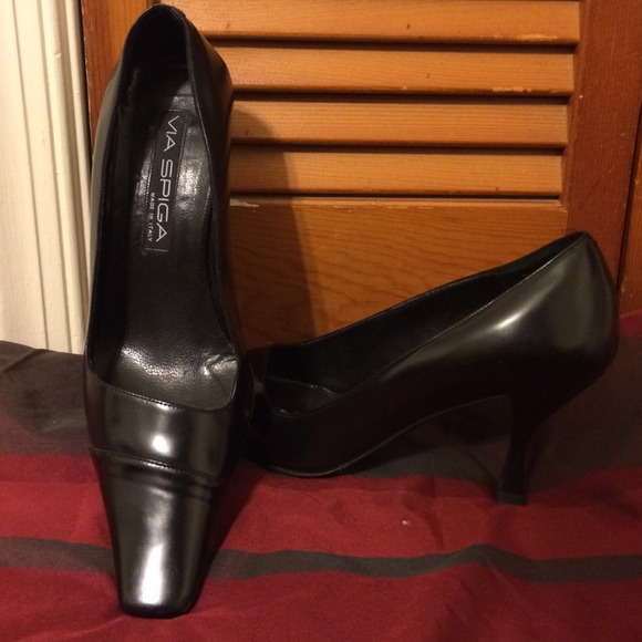 ✂️Reduced✂️Black Via Spiga Pumps