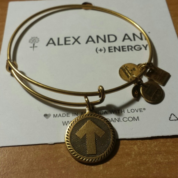 Alex and Ani Accessories - Alex & Ani GOLD stand up to cancer bracelet