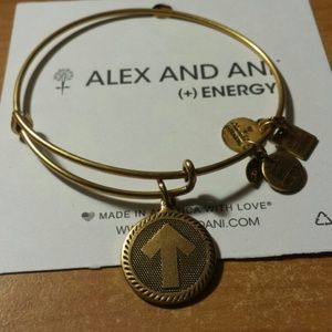 Alex & Ani GOLD stand up to cancer bracelet