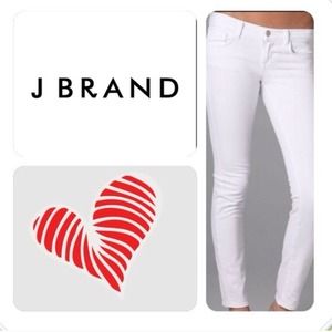 J brand blanc white skinny leg jeans size 29
