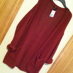 Burgandy Cardigan