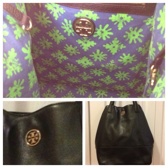 🚫SOLD🚫Tory Burch Pebble Leather Tote - Picture 2 of 4