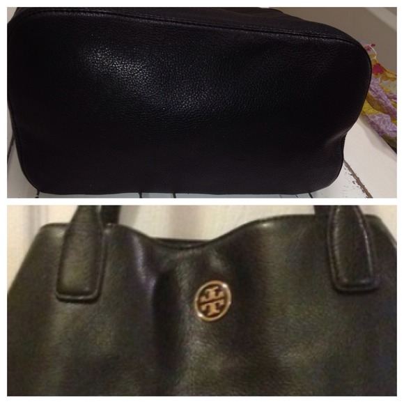 🚫SOLD🚫Tory Burch Pebble Leather Tote - Picture 3 of 4