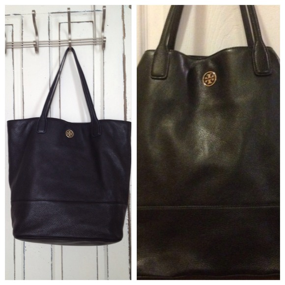 🚫SOLD🚫Tory Burch Pebble Leather Tote - Picture 4 of 4
