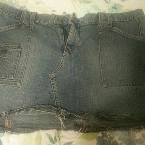 Express denim skirt