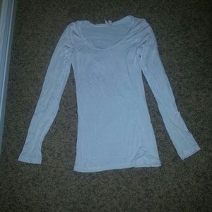Nordstrom white long sleeve shirt
