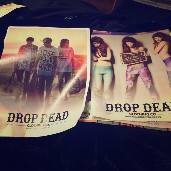 Old drop dead posters from alternative press mag.