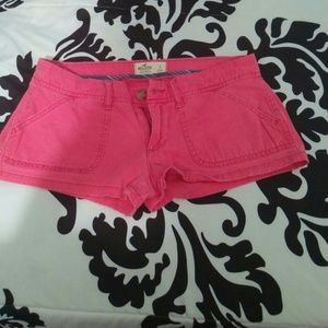 Pink Hollister shorts