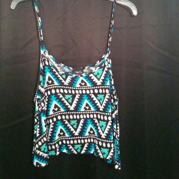 Aztec crop top