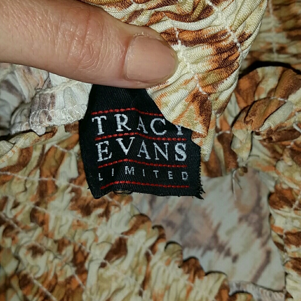 SOLD! ◇ Tracy Evans ◇ maxi dress/skirt 43" - Picture 8 of 8